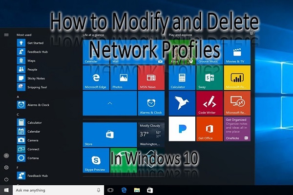Windows 10 Network Profiles